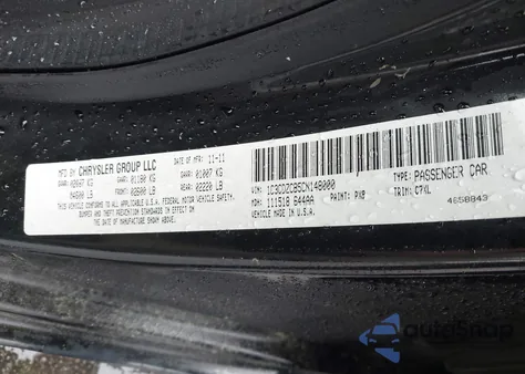 2012 Dodge Avenger Sxt from USA, damaged, VIN 1C3CDZCB5CN148000